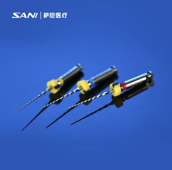 Kid Rotary Children Endodontic 3pcs/Pack Niti Rotary Files ISO/CE/FDA Approved (Sani dental)